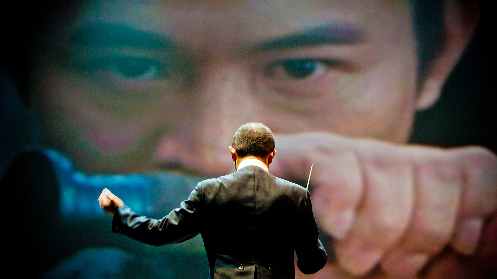 Tan Dun conducts The Martial Arts Trilogy