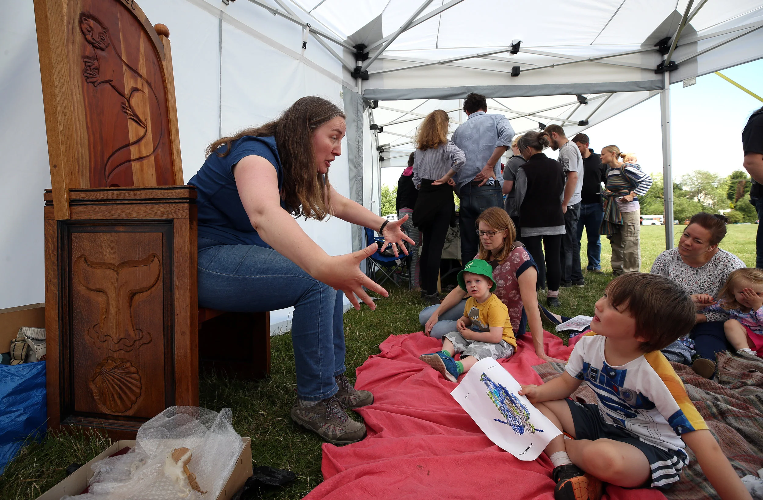 Tees Tales with storyteller Elizabeth Baker