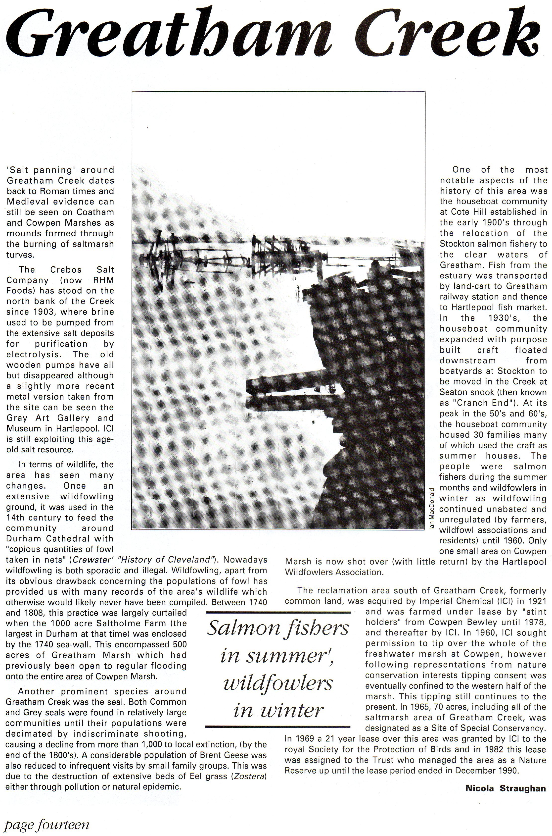 Greatham Creek Magazine article 1991.jpg