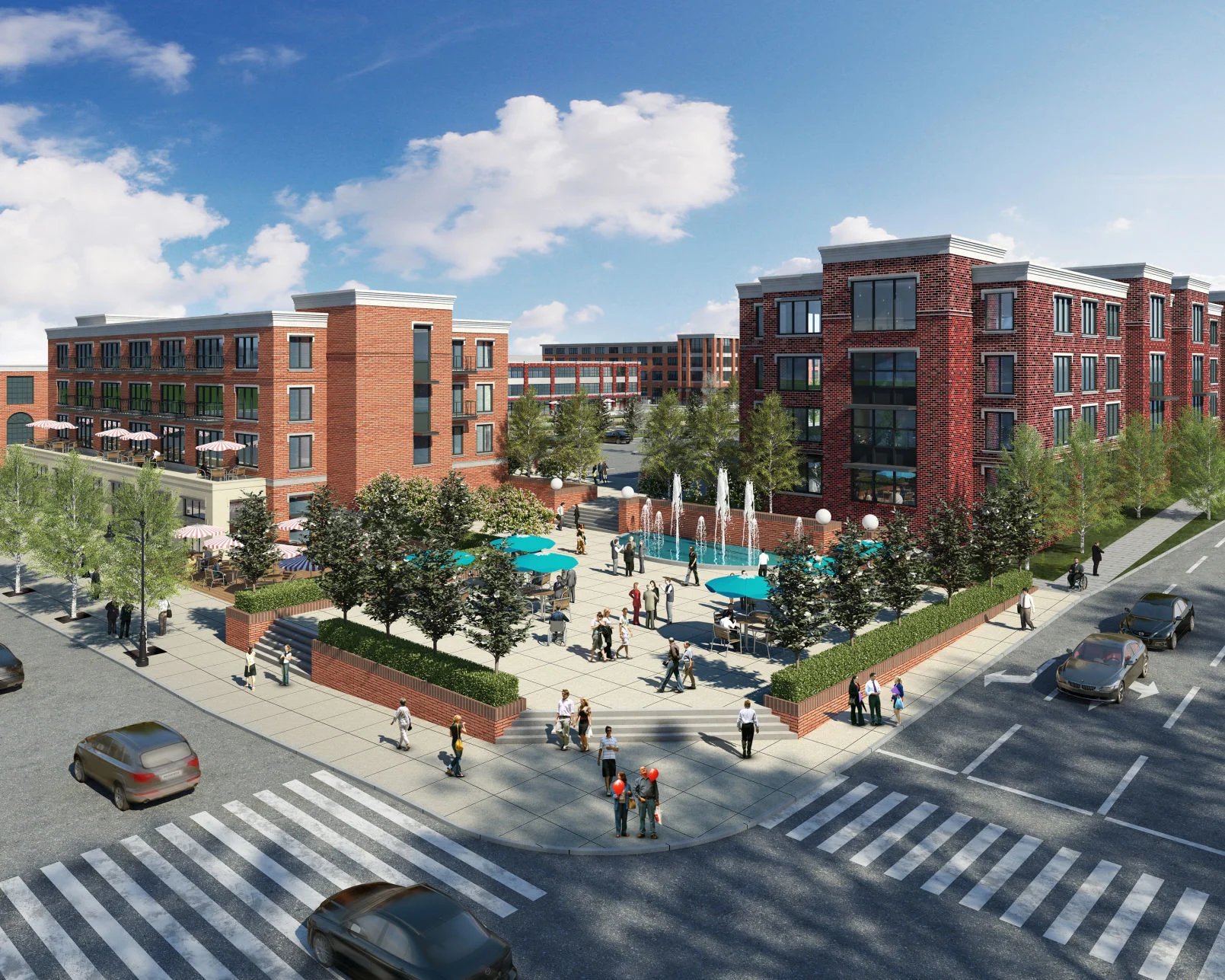 A conceptual image of the site