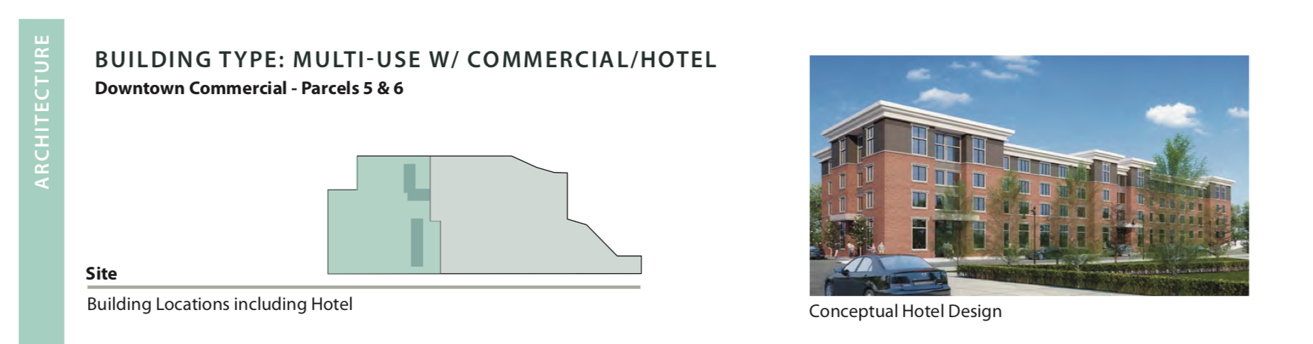 Conceptual designs of the hotel