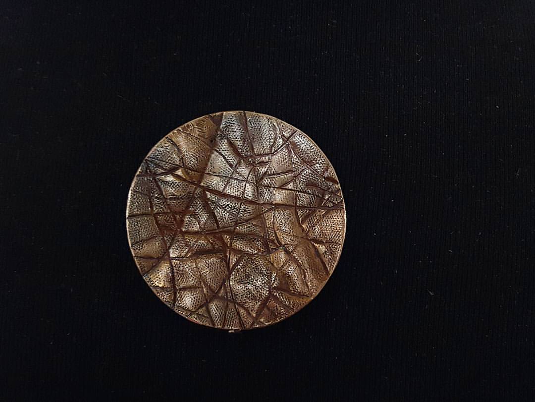  "Study of Brown Skin" Brooch | Copper 