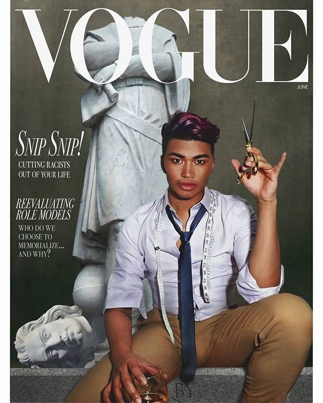 SNIP SNIP ✂️ @edward_enninful #voguechallenge #voguemagazine