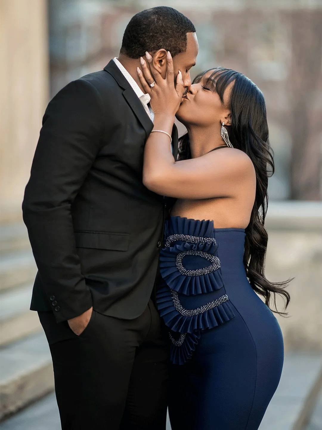 The love, the style&hellip;the promise. Celebration coming May 2026 🖤.
.
Couple: @_missyancey @whizzle07
Makeup - @_missyancey 
Hair - @springraestudio
Photography - @sherondaphoto
Gloves: @jhazminiman