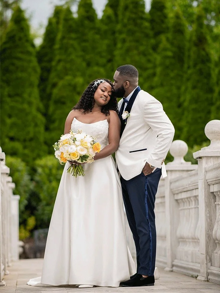 The newly weds, Toks and Tony ❤️! 
.
Bride: @toks_arow
Tony: @ynot_tony94
Venue: @mansiononmainstreet
Floral: @alishasimone_
Makeup: @divinetouchbeautyartistry
Hair: @sweetzslayss
Photography: @sherondaphoto
Videographer: @vacadfilms
Dress: @maggieso