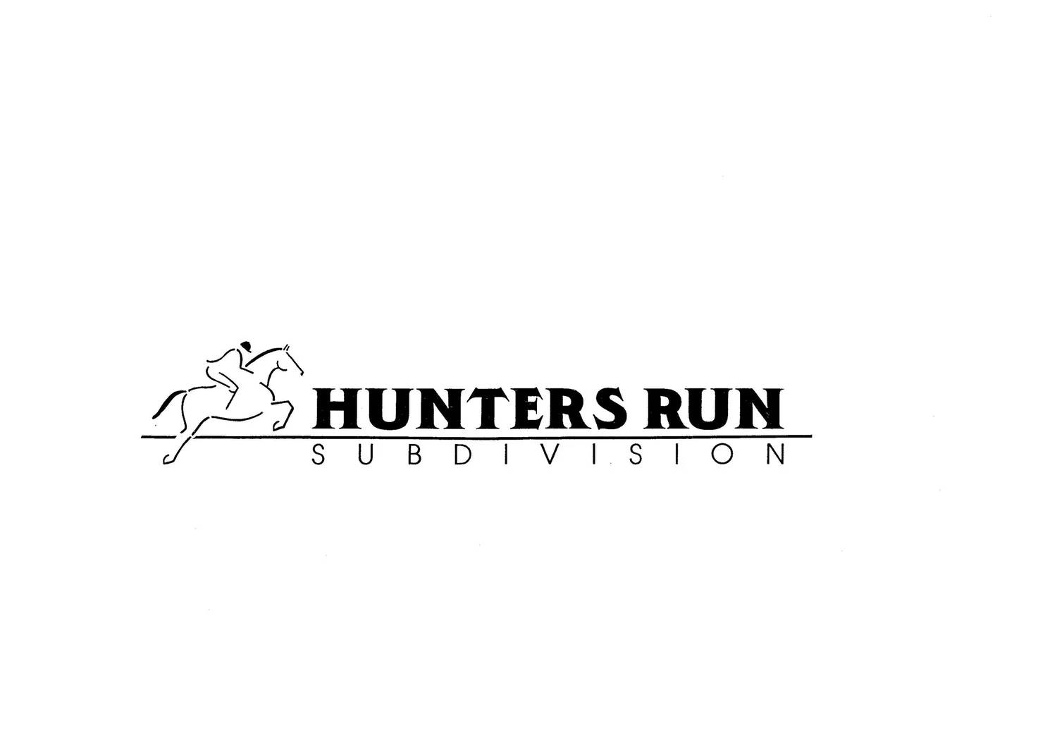 Hunters Run Subdivision