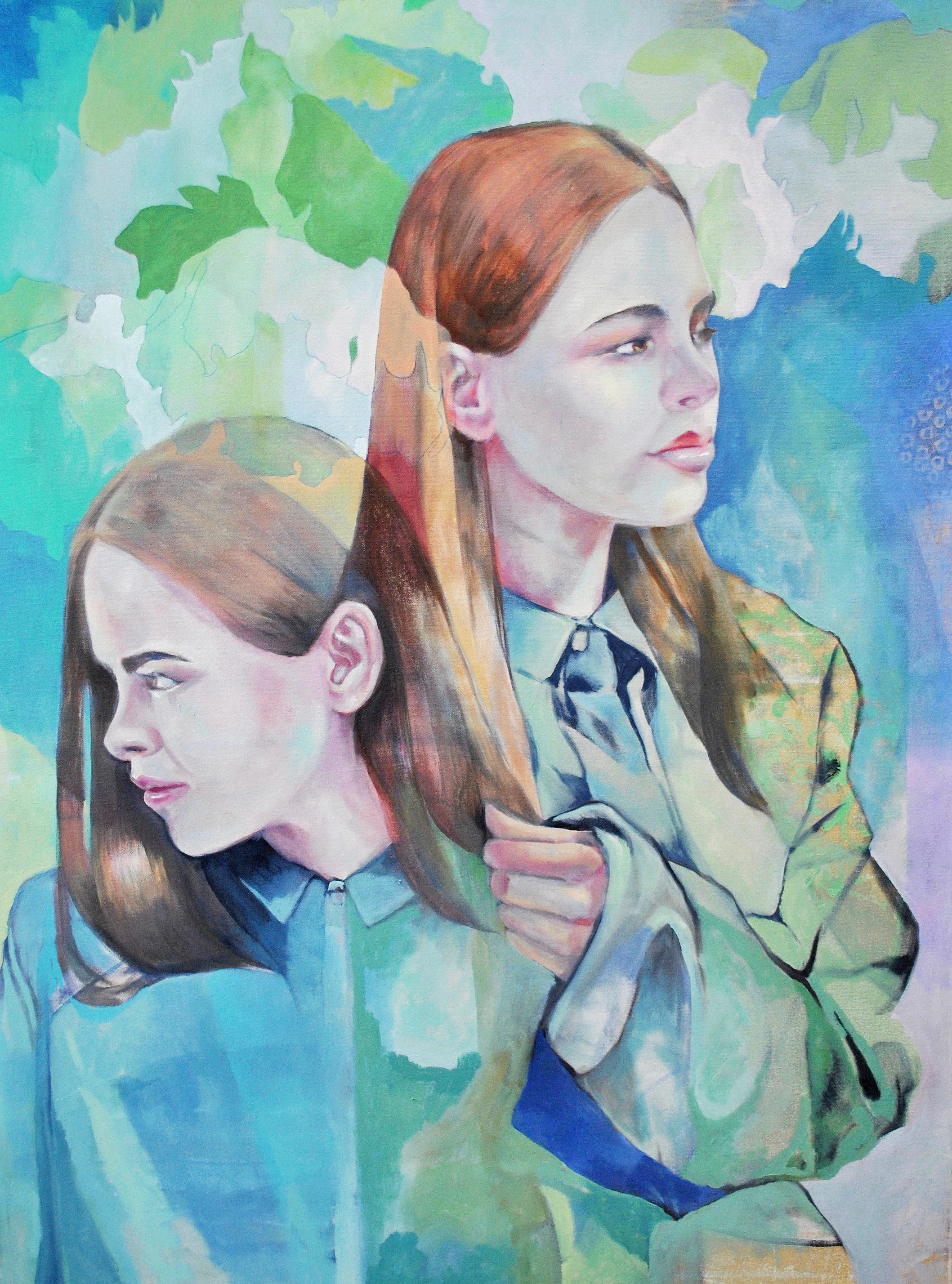 Consideration, oil on canvas, 30x40', 2016. Nicole Ida Fossi