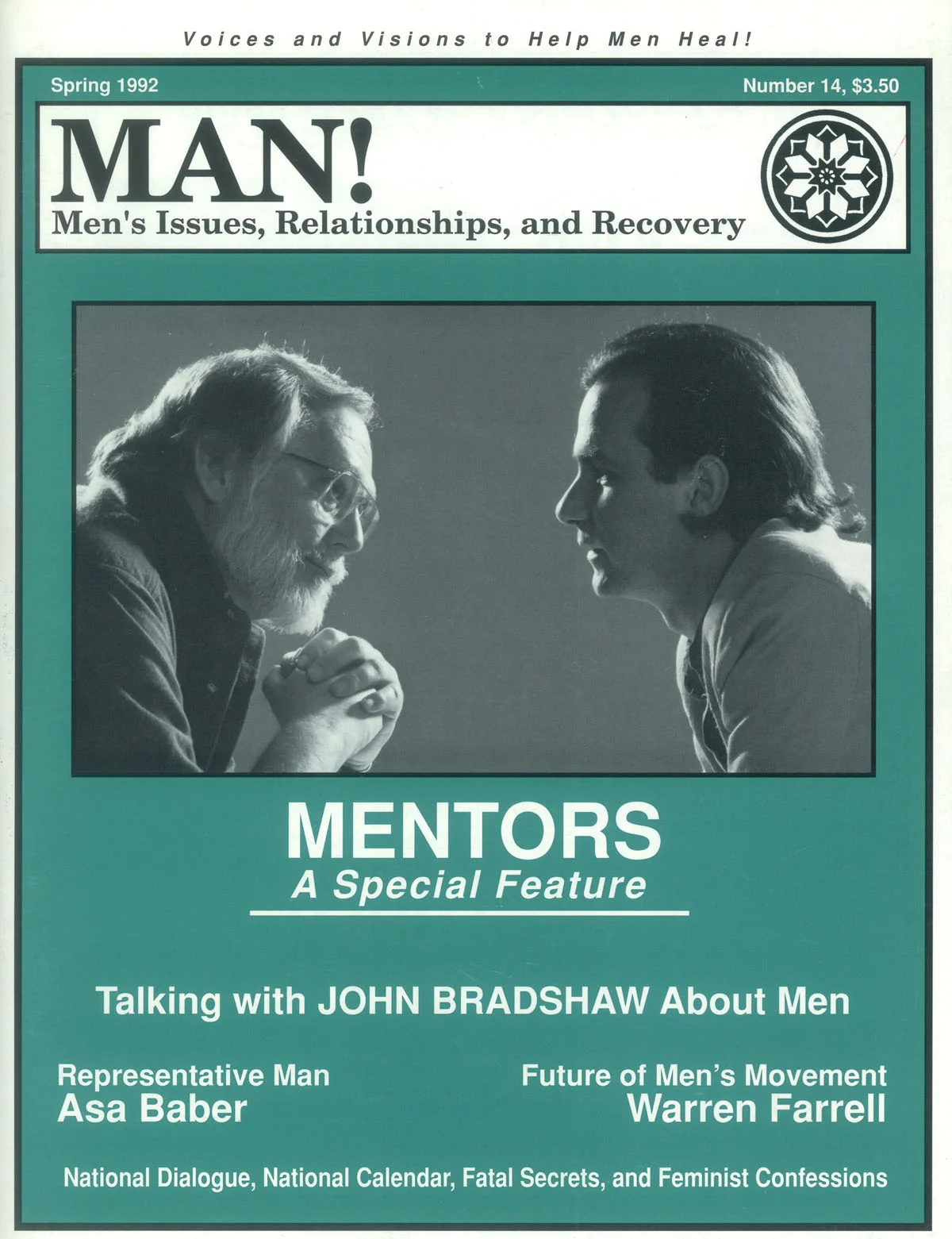 "Talking with John Bradshaw about Men", featured in MAN! Magazine