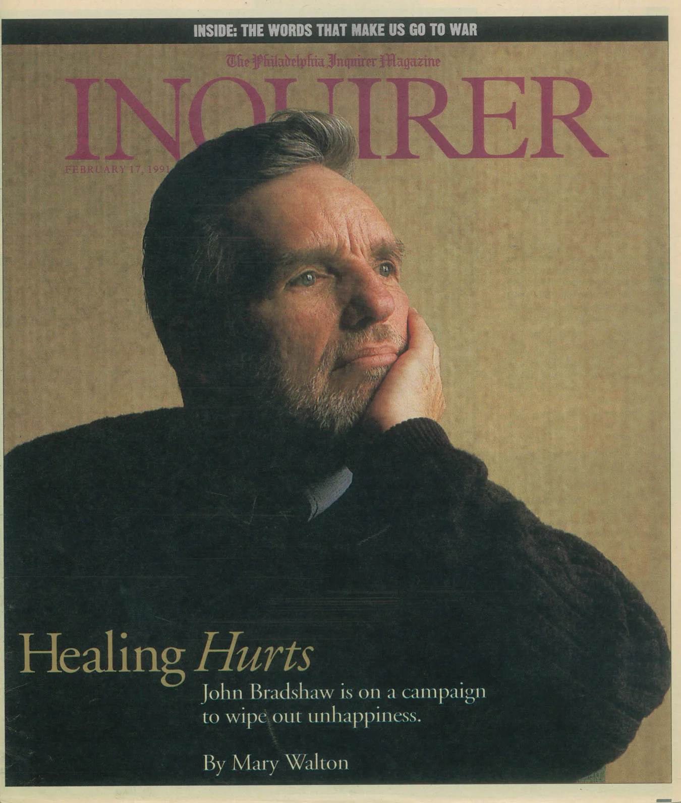 "Healing Hurts", John Bradshaw in The Philadelphia Inquirer Magazine