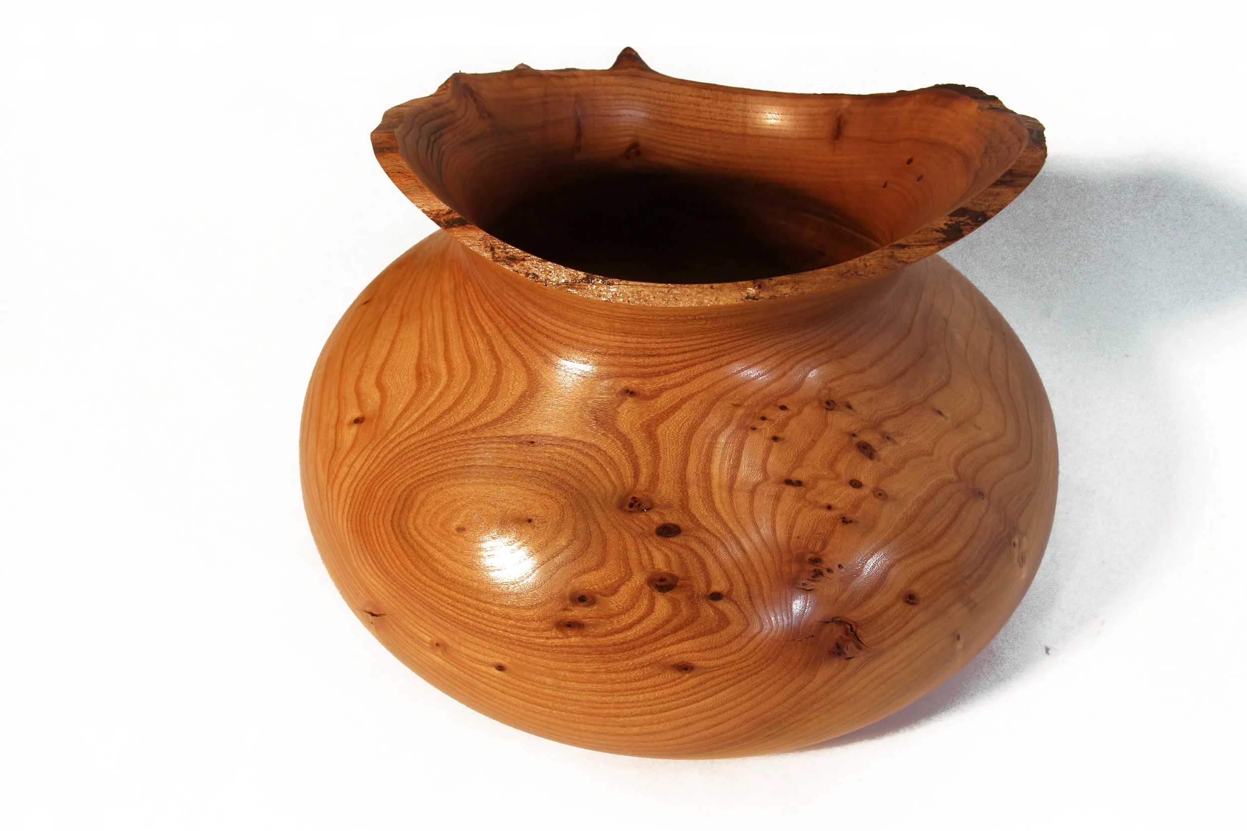 Natural Edge Bowl with Flared Top V