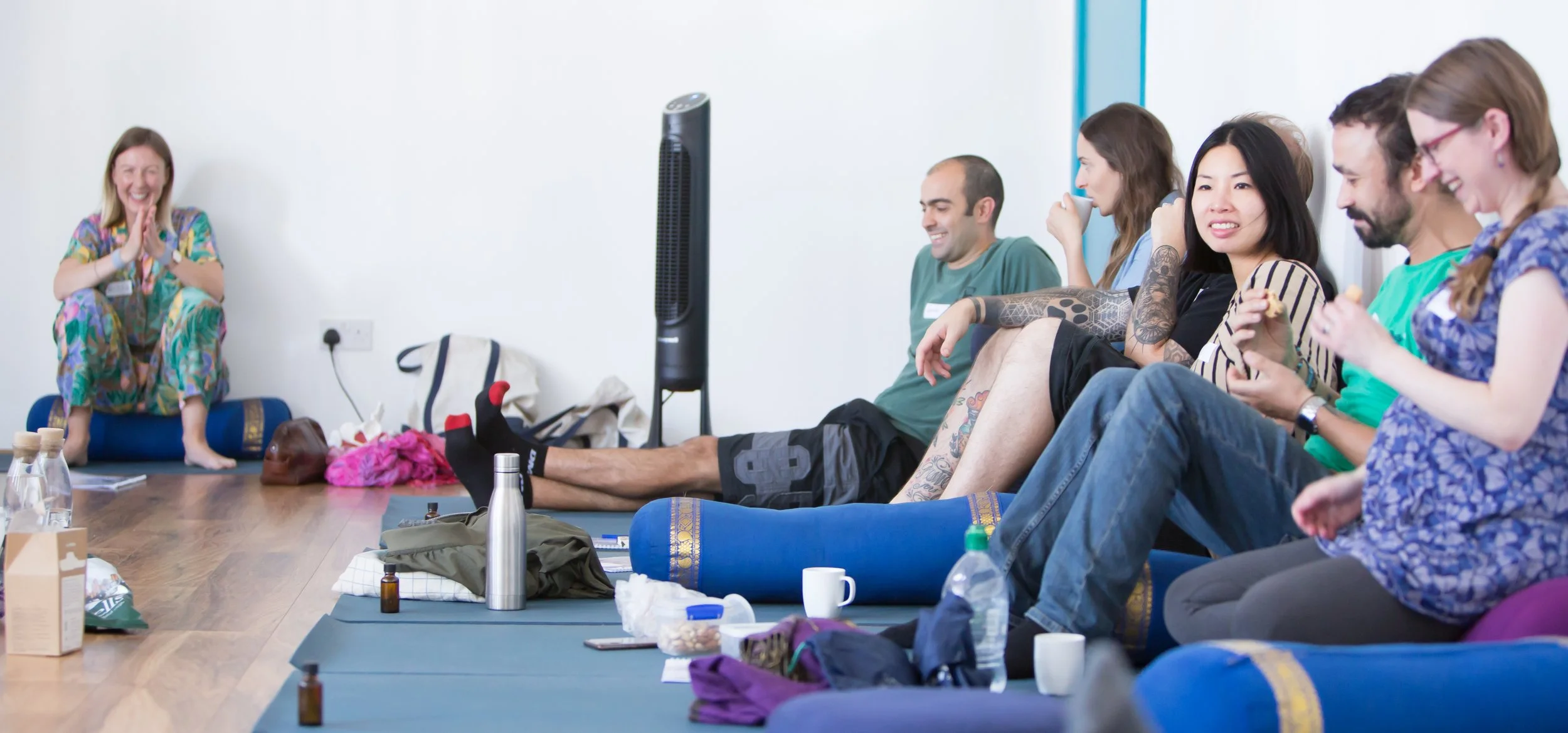 Group Hypnobirthing Class London Members smiling.jpg