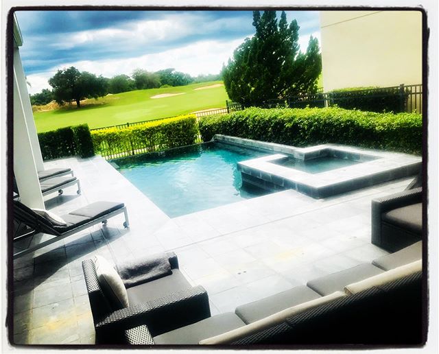 Very lucky to have wonderful clients, who offer you the house you designed 10 years before for holiday. 
#holidayhome #florida #19thhole #pooldesign #slate #hottub #quickdip #architecture #pastprojects #recharge #familytime #outofoffice