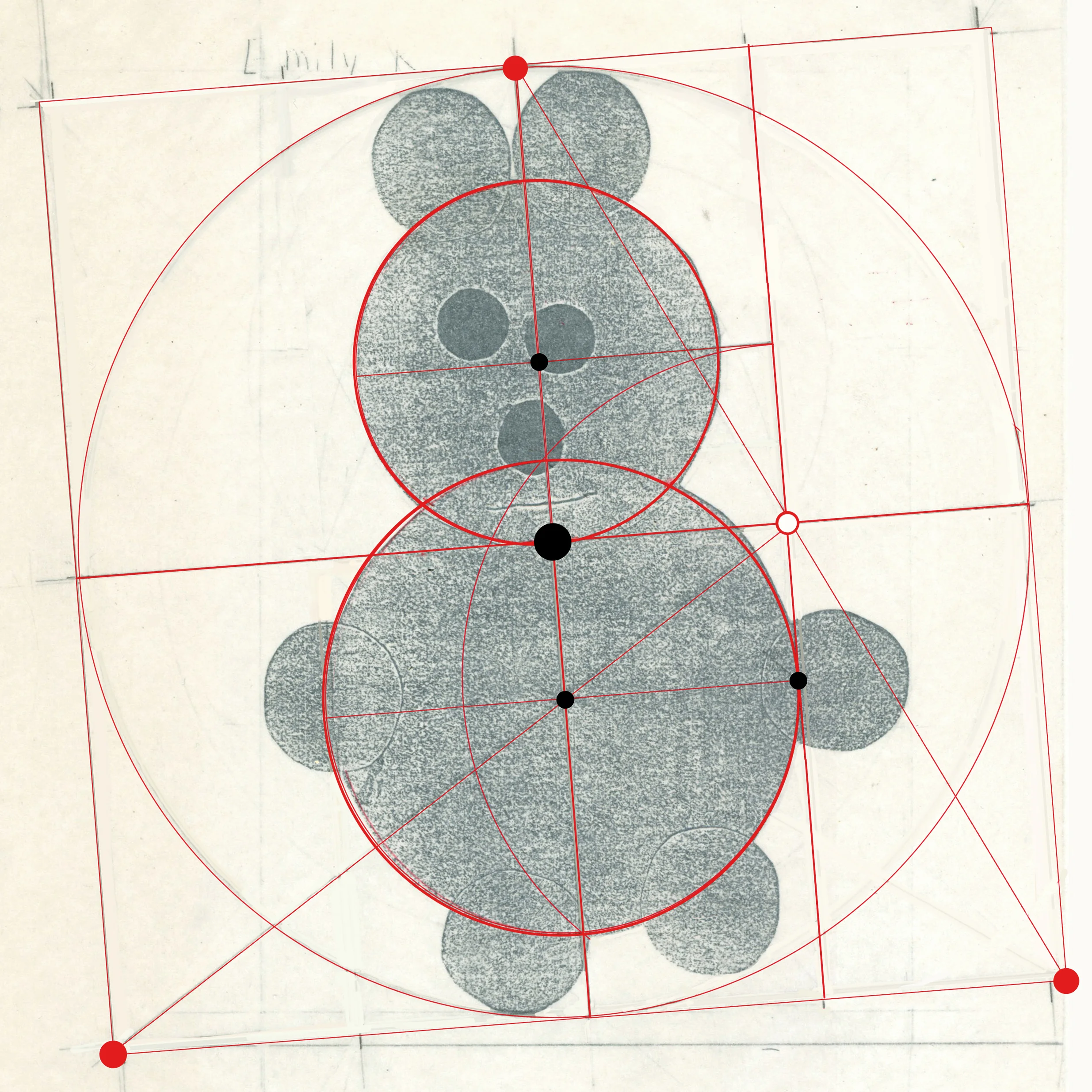 Vitruvian Teddy (digital version #1)