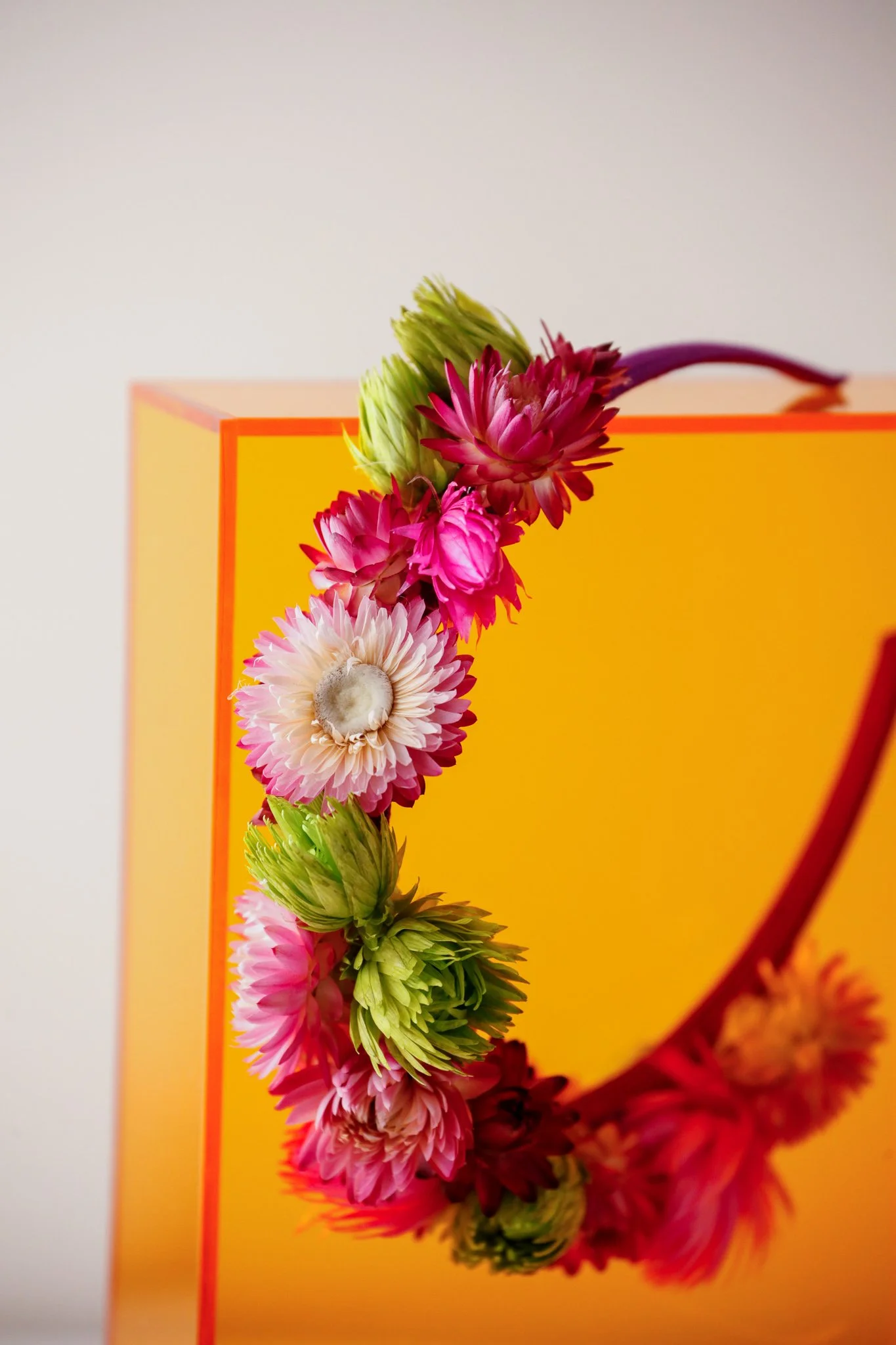 Cerchietto di fiori Summer Pink