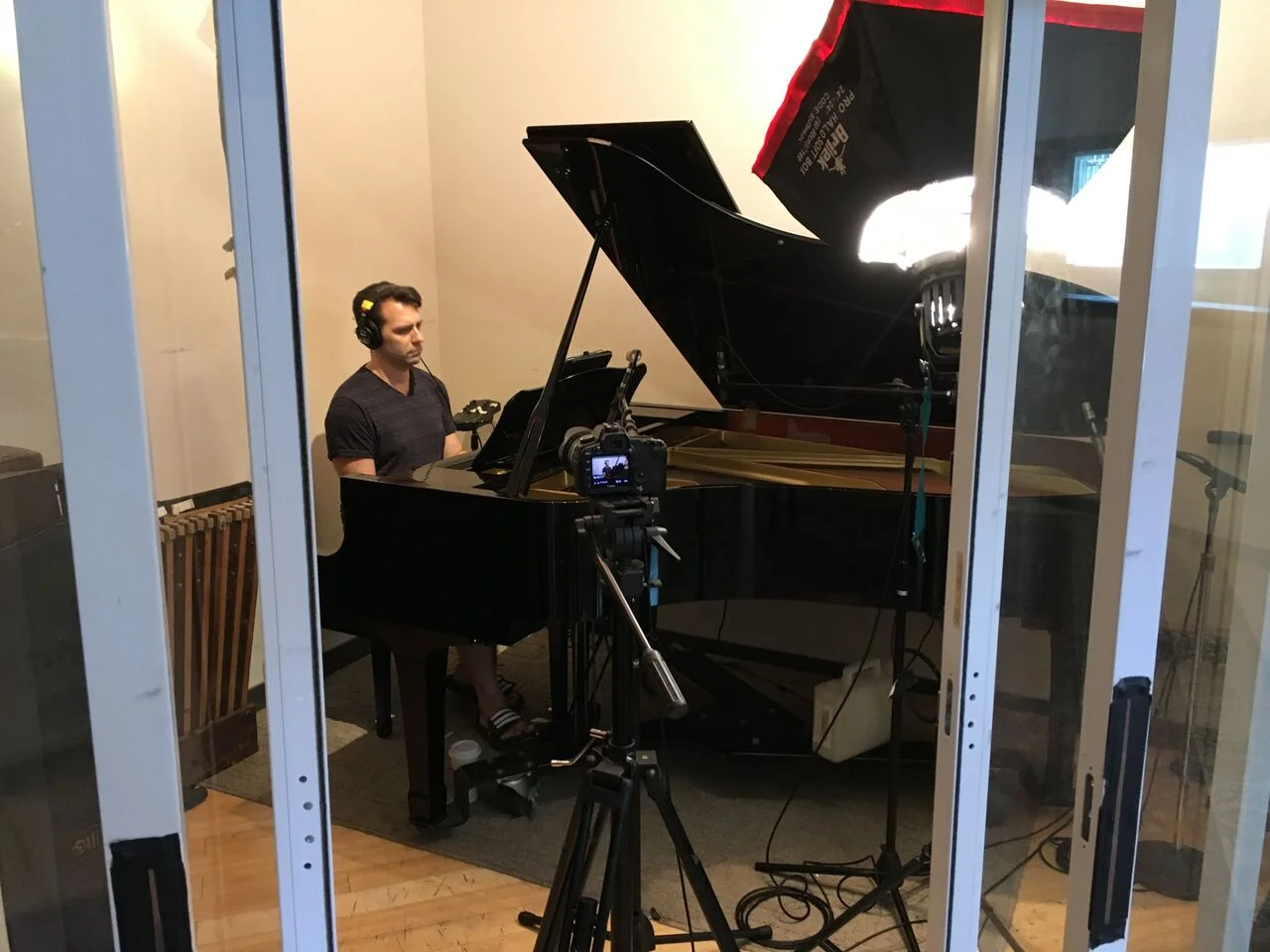 On Set for “Save Me the Rose” Music Video
