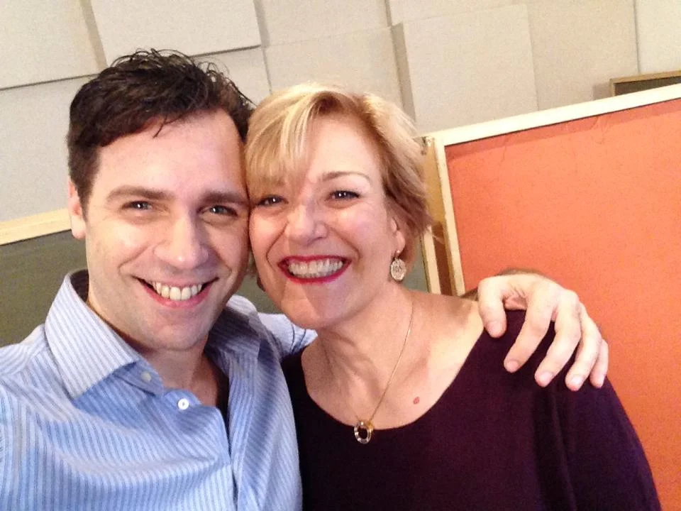 On Set for “Save Me the Rose” Music Video with Karen Mason