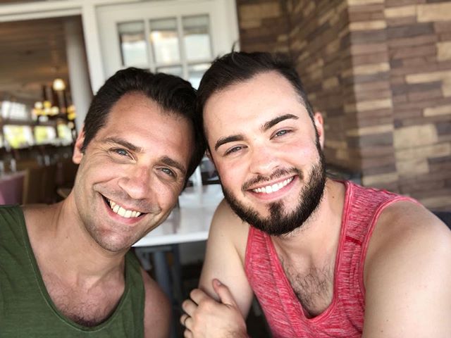 Relaxed.  Finally. .
.
.
#instagay #beachy #fireisland #engayged #pride #cherrygrove #gaycouple