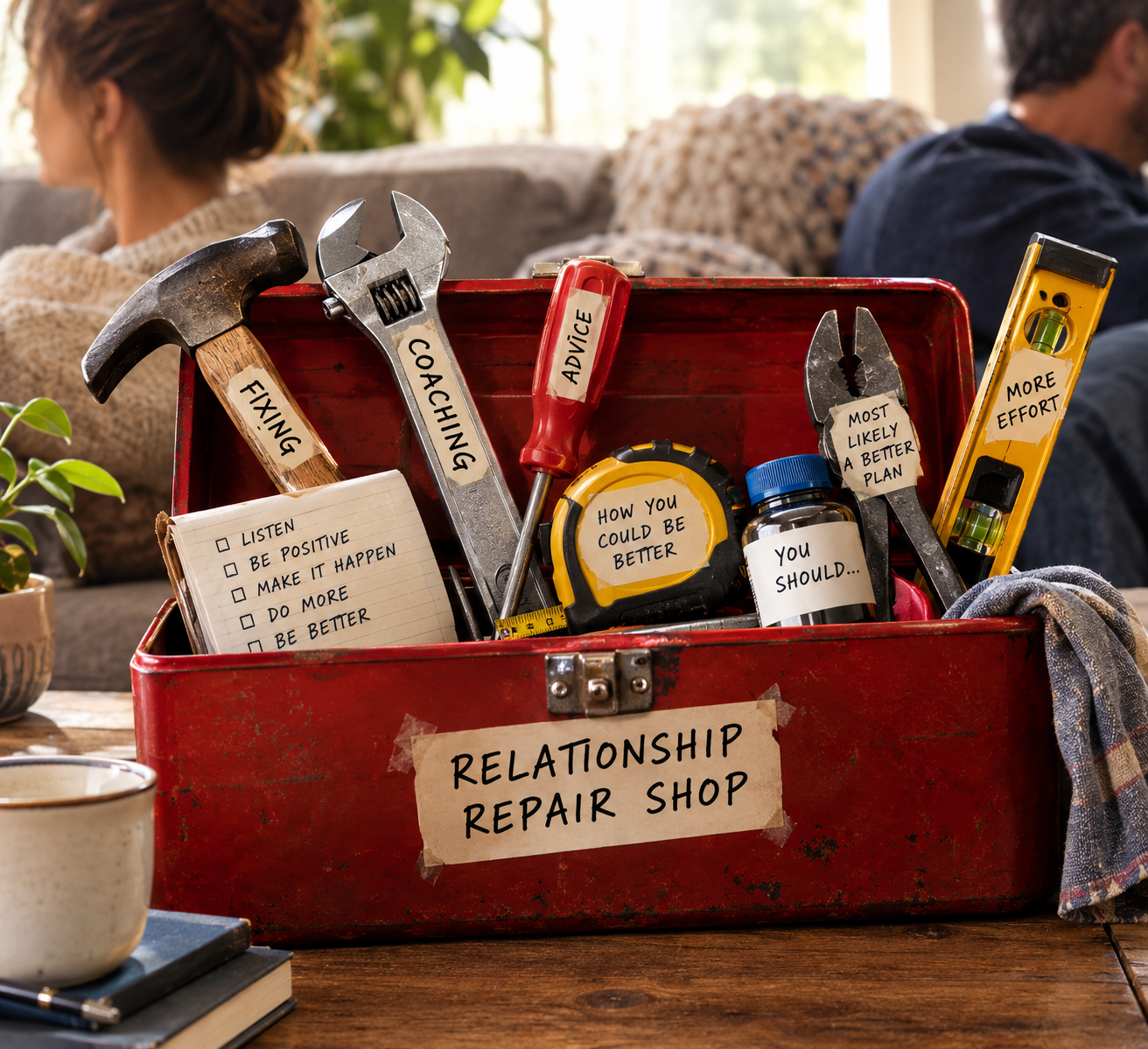 Want To Break Your Relationship? Try Fixing Your Partner’s Problems