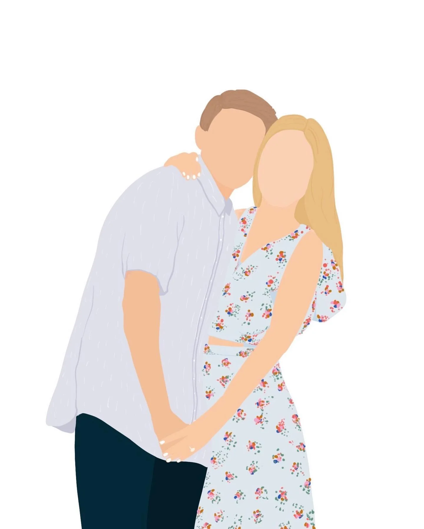 All I want for Christmas is YOU ✨my dms are open for custom silhouette drawing requests! Tis&rsquo; the season to turn your favorite people into digital art! 🎄