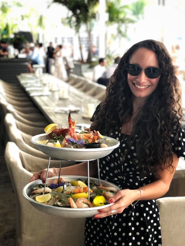  Seafood Tower at The Deck at Island Garden Marina in Miami Beach 