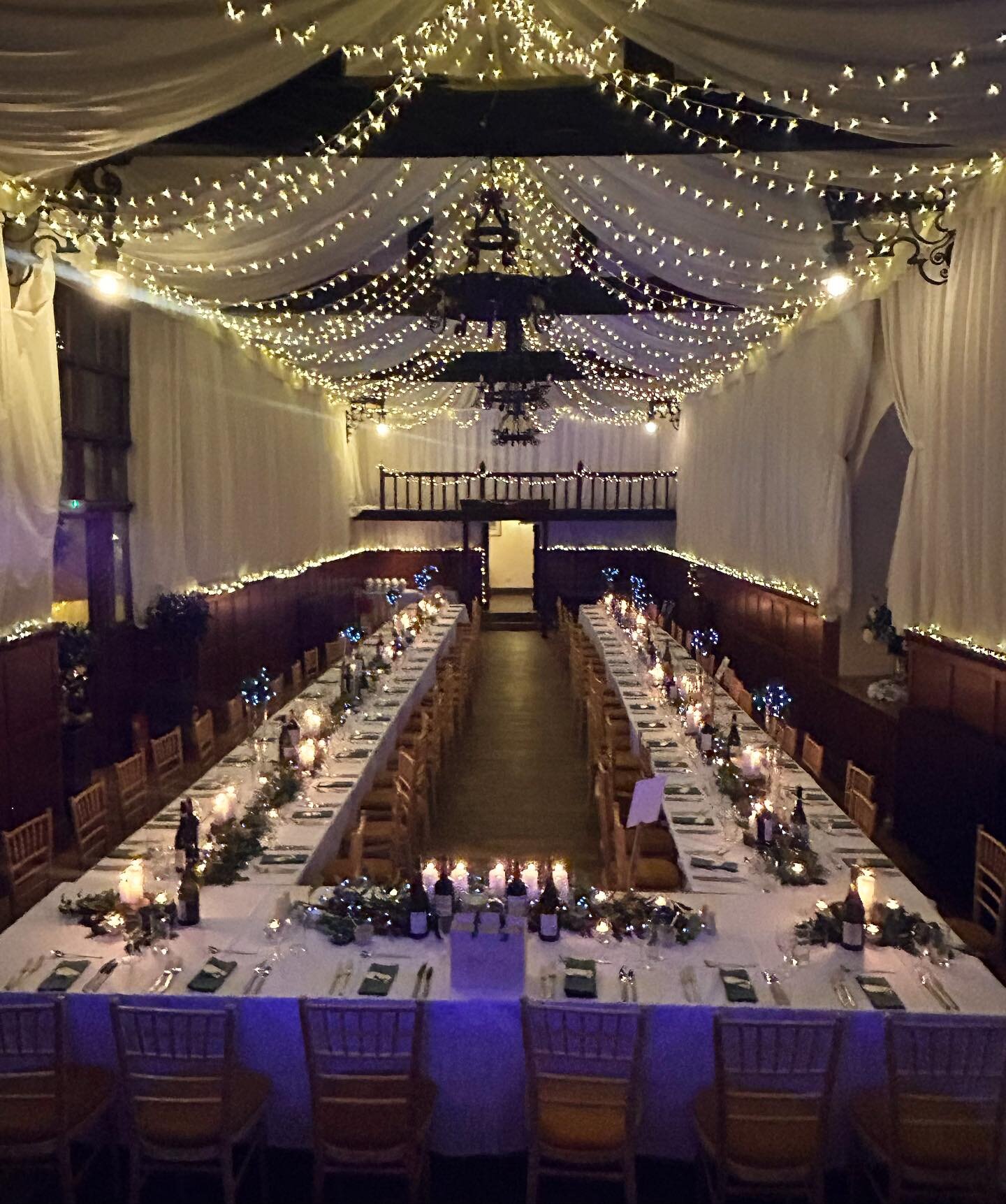 What a way to start the New year! 4 course wedding breakfast Rosettes style for this amazing couple Liz &amp; Charlie @howcaplecourt Truly magical NYE wedding celebration! First class service with amazing local produce! Wishing the happy couple all t