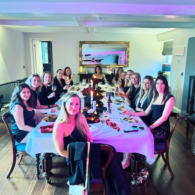 Private dining evening Stunning @shucknallcourt - 3 courses of the finest Herefordshire produce for these beautiful ladies celebrating a luxury weekend away! Amazing feedback, well done team Edesia! #edesia #edesiaevents #privatedining #hereford #her