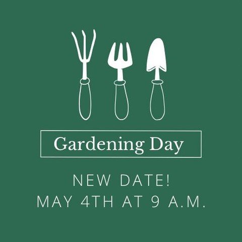 April Showers=A Rescheduled Garden Day!
Bring your gardening gear &amp; join us Sat, May 4th from 9 a.m. - 12 p.m. to dig up the tulips &amp; plant our spring flowers. Contact Larry Frutiger at frutiger@cox.net
for more info.  #ehumc
