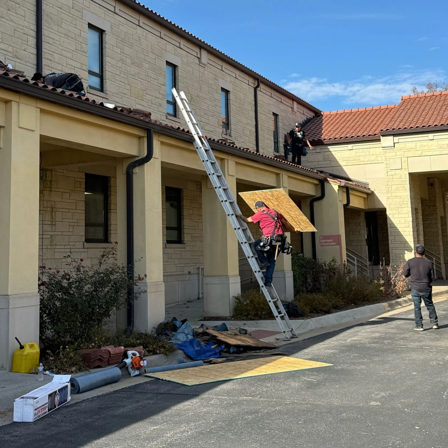 BIG thanks to Terry Sutherland and our Trustee Committee for the care you put into repairing our roof.  Your dedication keeps our church safe, welcoming, and ready for ministry each week. Our whole church family appreciates you!