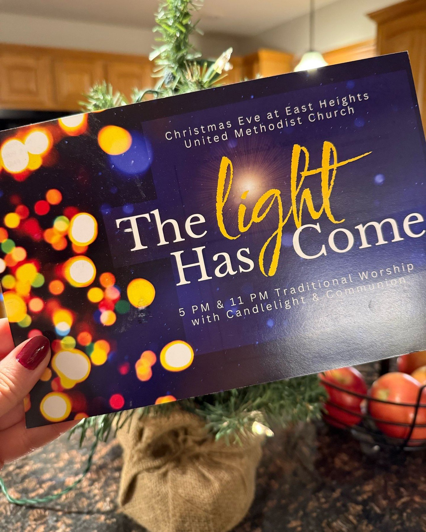 Who will you invite?
Christmas Eve at East Heights!
5 PM Traditional Worship (family-friendly message, in the Sanctuary and online)

11 PM Traditional Worship Chancel Choir &amp; guest musicians

Nursery available at 5 PM. All services will have cand