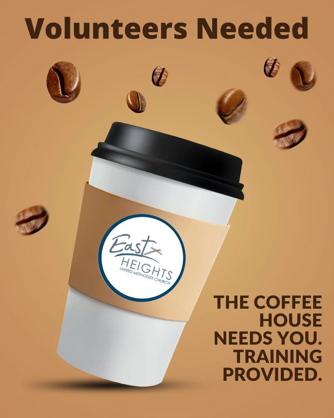 Holy Grounds is run by congregation members, and we&rsquo;d love to have you on the team &ndash; either on a regular schedule or as a substitute. If you enjoy greeting people and serving others, this is a great place to connect. To learn more or volu