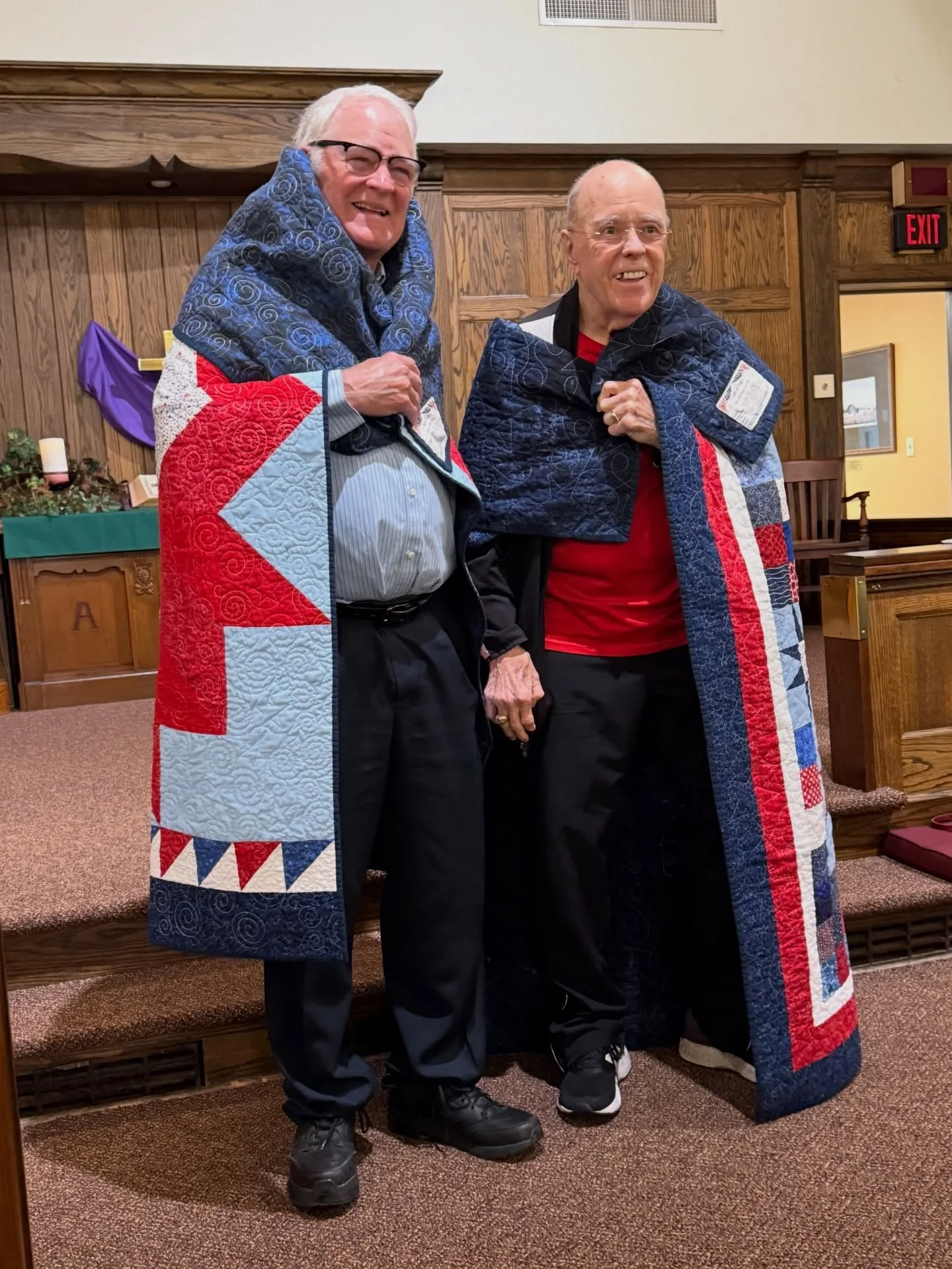 Thank you to everyone who joined us Wednesday evening to honor Bill Hanna and Steve Cauble with a Quilt of Valor. Your presence made the ceremony even more meaningful as we recognized their service and sacrifice to our nation. 🇺🇸 #QuiltOfValor #Vet