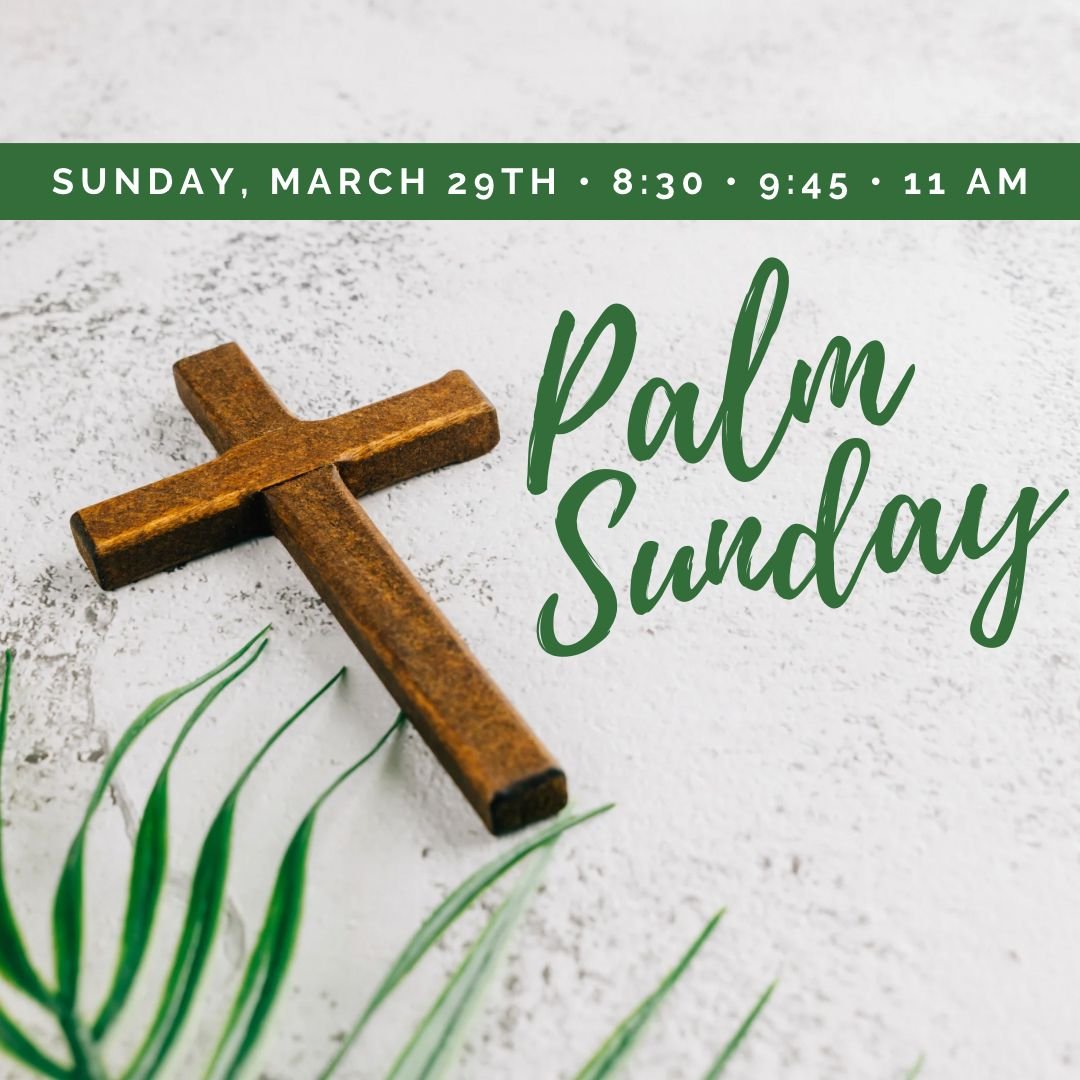 Join us this Palm Sunday for worship! 🌿

Children will lead a special palm processional&mdash;featuring a live donkey&mdash;reminding us of Jesus&rsquo; triumphant entry.

Bring your family, invite a friend, and come celebrate together as we prepare