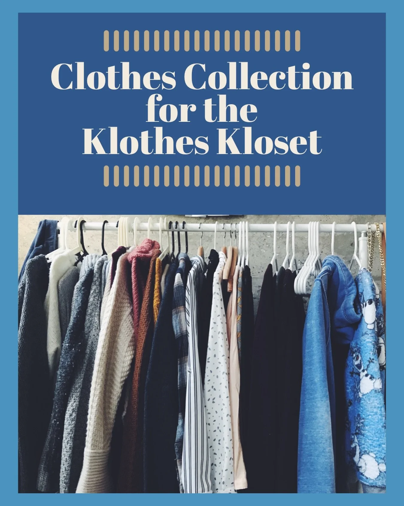 United Women in Faith will be collecting gently-used clothing and shoes for the Klothes Kloset Sunday, April 12th. The Klothes Kloset is a division of UM Open Door that provides free clothing for infants, children, and adults. A car with an open trun
