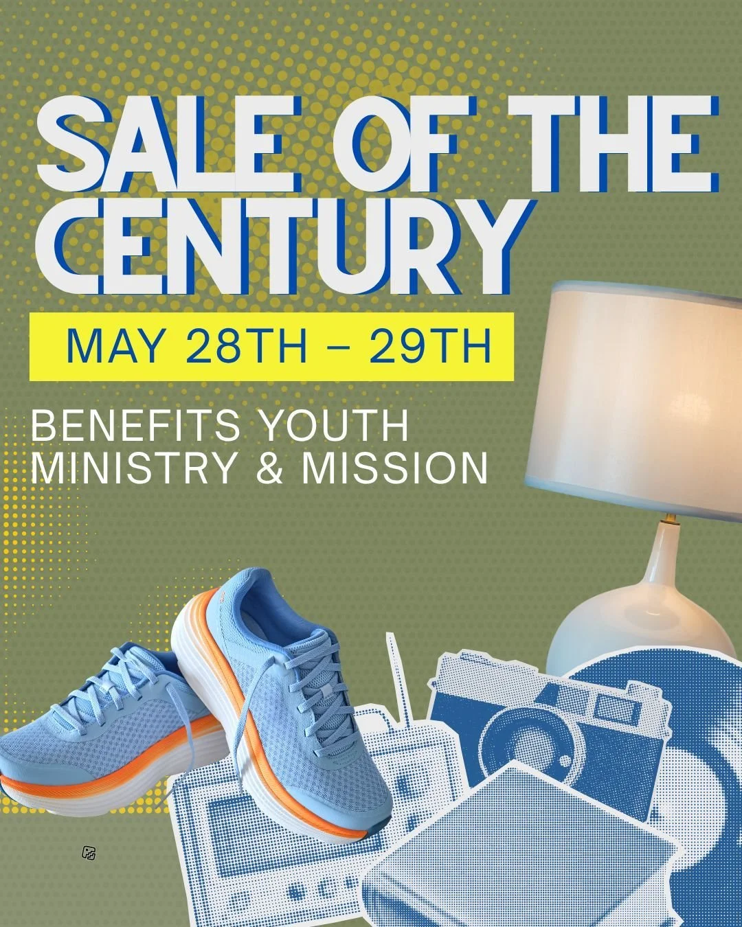 Save the Date: Sale of the Century is May 28th &ndash; 29th: We will begin set-up on Tuesday, May 26th. You may begin bringing your donations then. In the meantime, be cleaning out your closets and storage spaces for our garage sale as we raise money