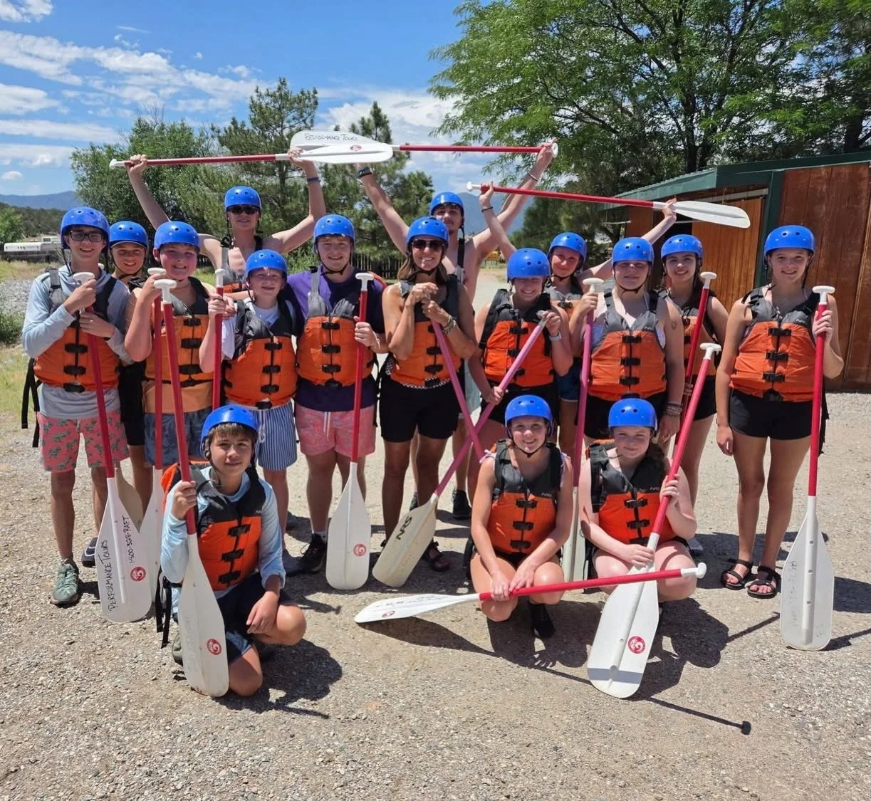 An amazing day white-water rafting the Royal Gorge. #ehyouth2026