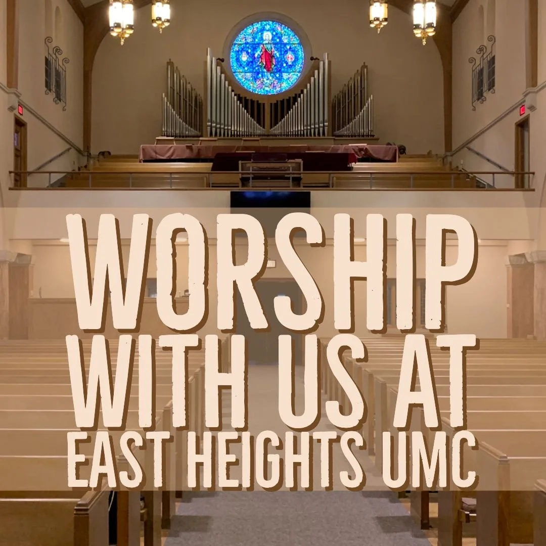 Worship with Us!
Worship at 8:30am &bull; 9:45am &bull; 11am
Sunday School at 9:45am &bull; 11am
Livestream &amp; Nursery Available
#ehumc