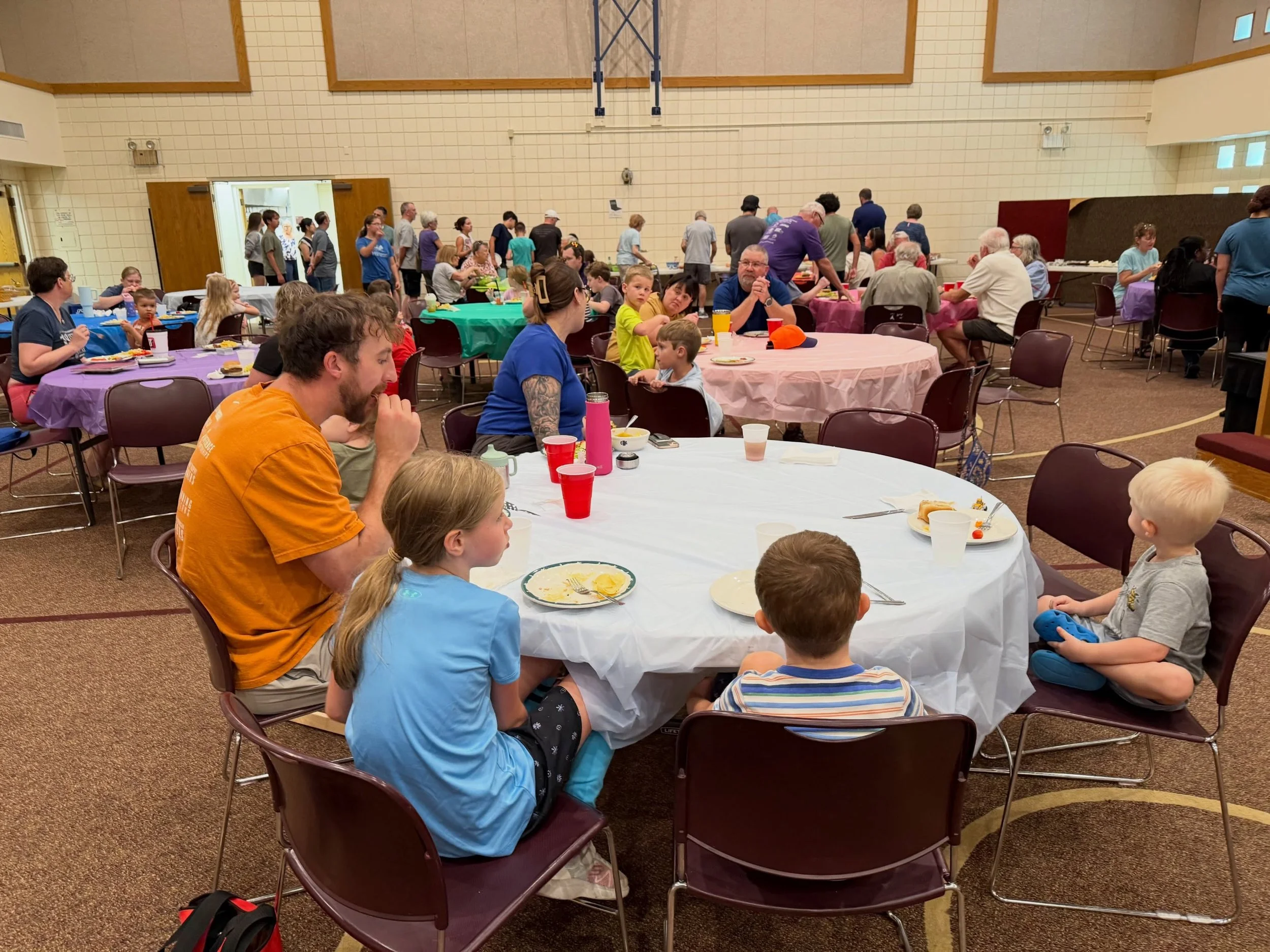 Our Wednesday Night Kickoff brought 78 people together for an evening of fellowship, fun, and a great start to a new season of Wednesday nights.

We loved seeing so many familiar faces&mdash;and welcoming new ones, too! There&rsquo;s something specia