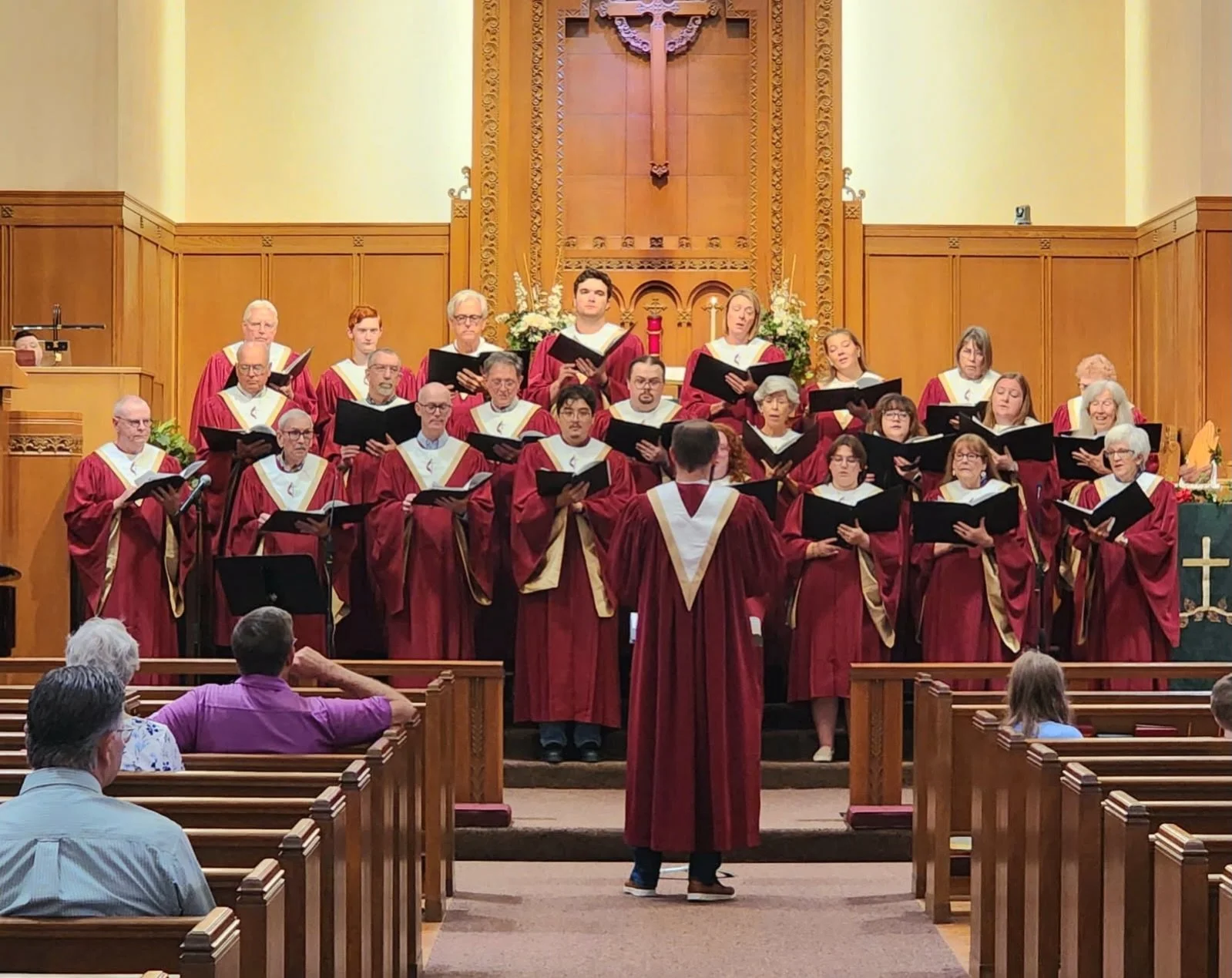 The Adult Music Ministries are back in action! Reach out to Troy Fischer at troy@ehumc.org for rehearsal information and come join the fun! And be on the lookout for the Chancel Choir in worship, as they sing in brand new choir robes this Fall! A big