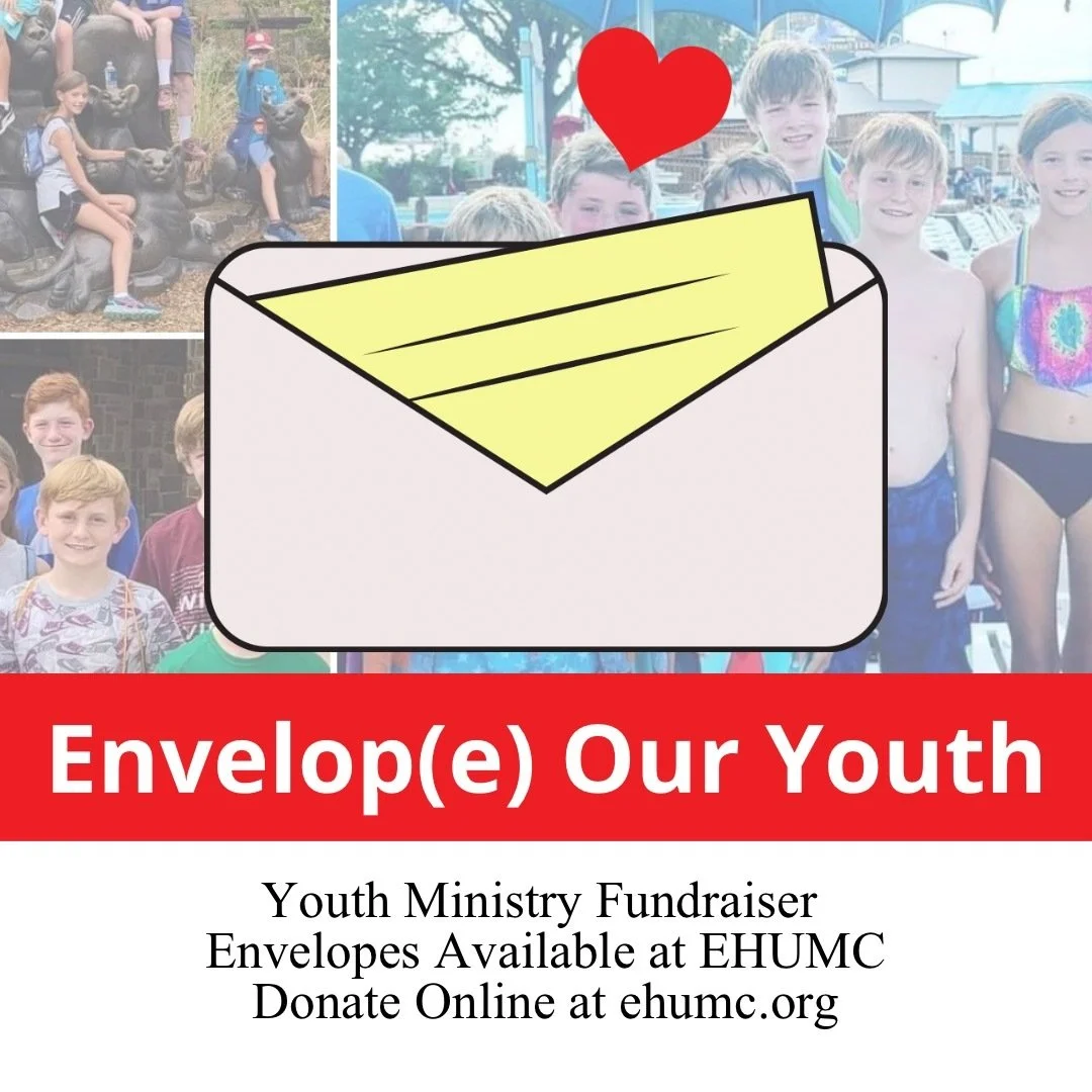Help support our youth mission trips by choosing one or more of the 144 envelopes and giving the amount listed on the front. When all 144 are collected, we&rsquo;ll have raised much of the funding needed for our Faith Tour, Middle School Mission Trip