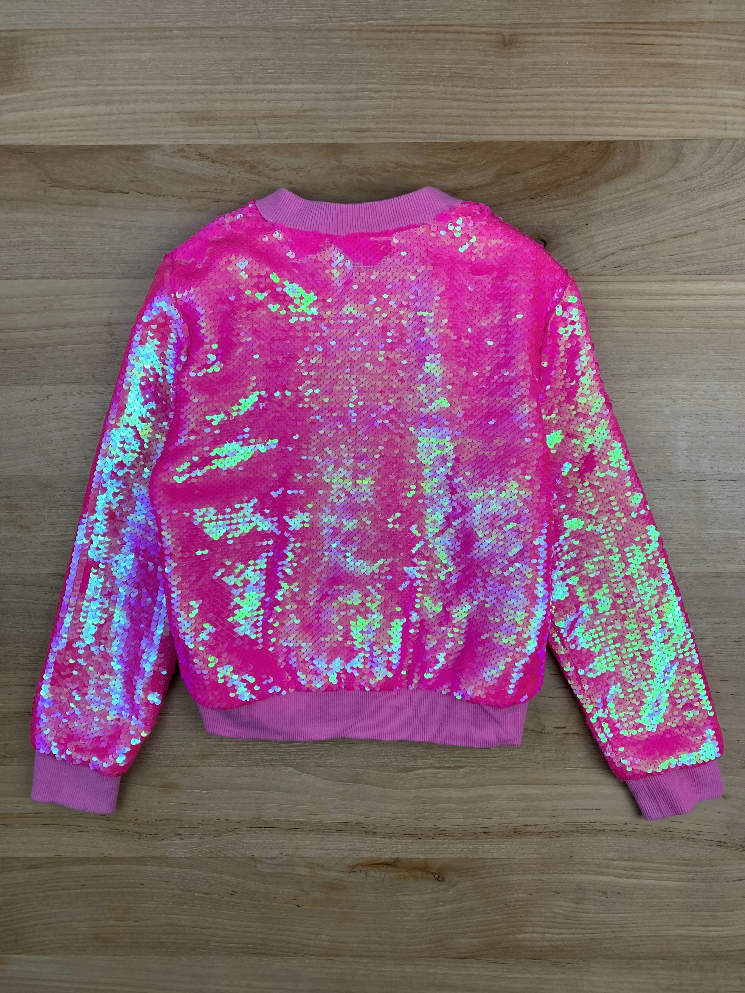 jojo siwa pink sequin jacket