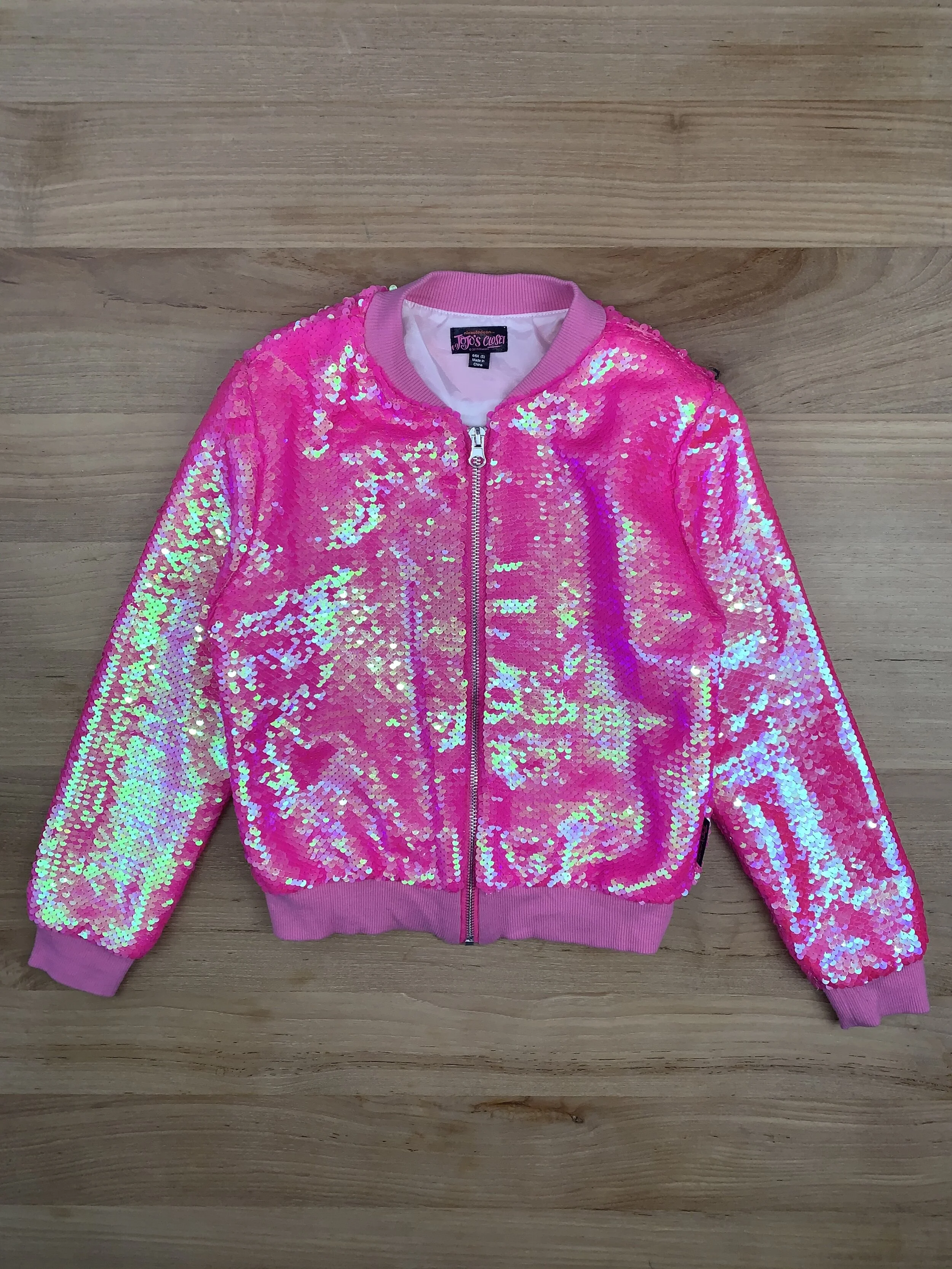 jojo siwa pink sequin jacket