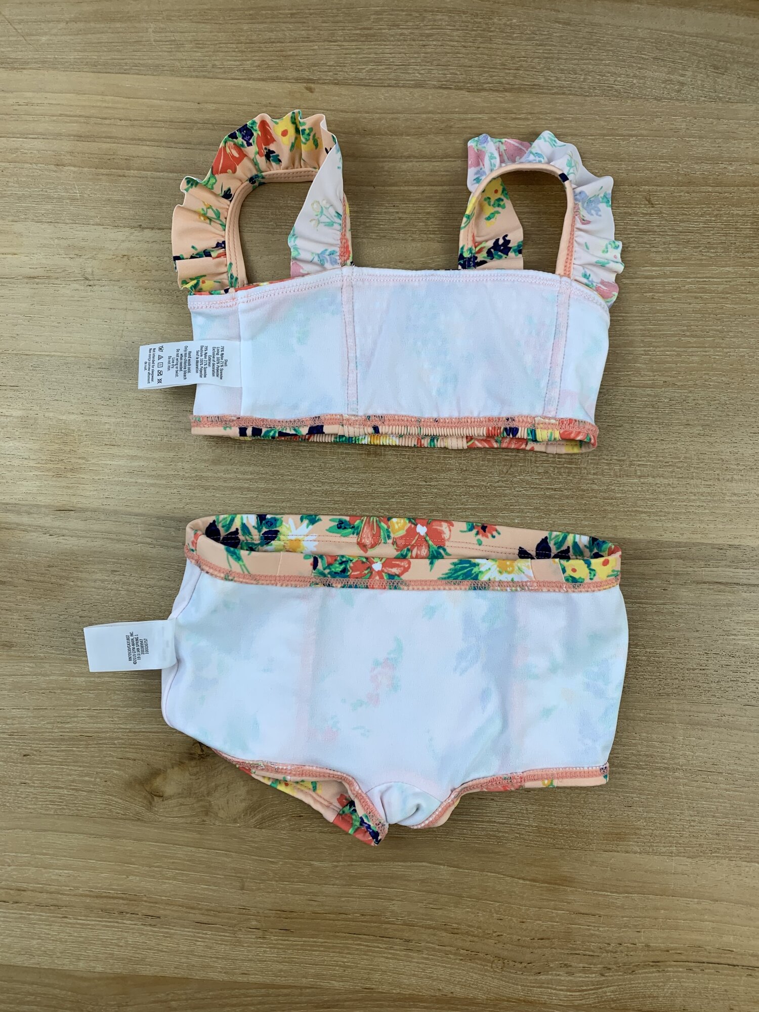 Janie and Jack Floral Ruffle 2-Piece Swimsuit — Kids Designer Resale