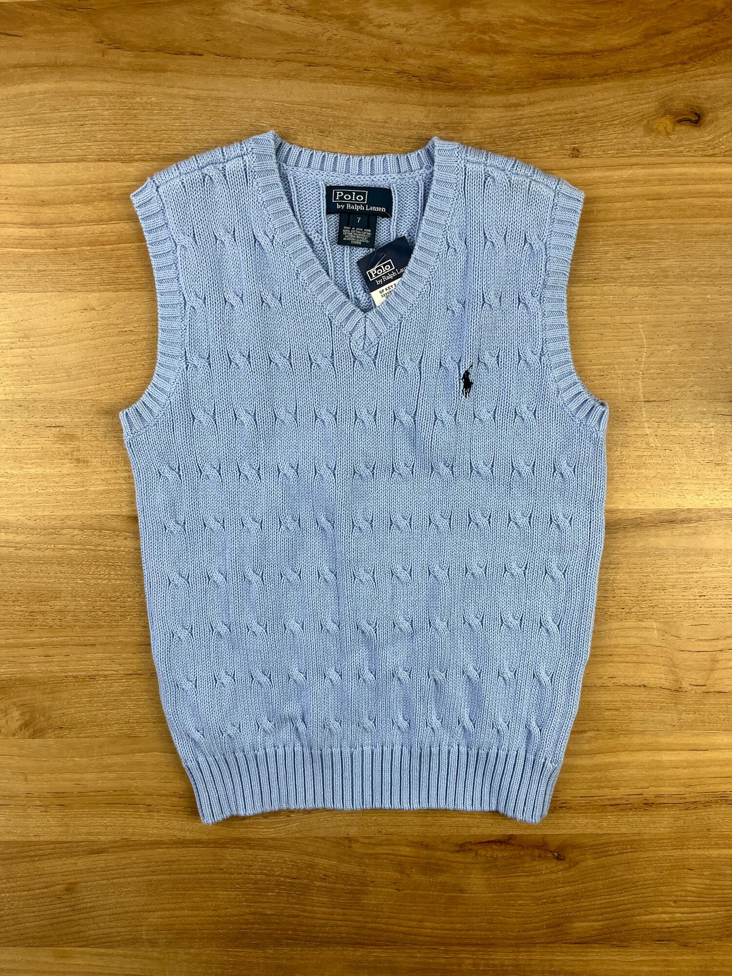 Ralph Lauren Cable Knit Sweater Vest — Kids Designer Resale