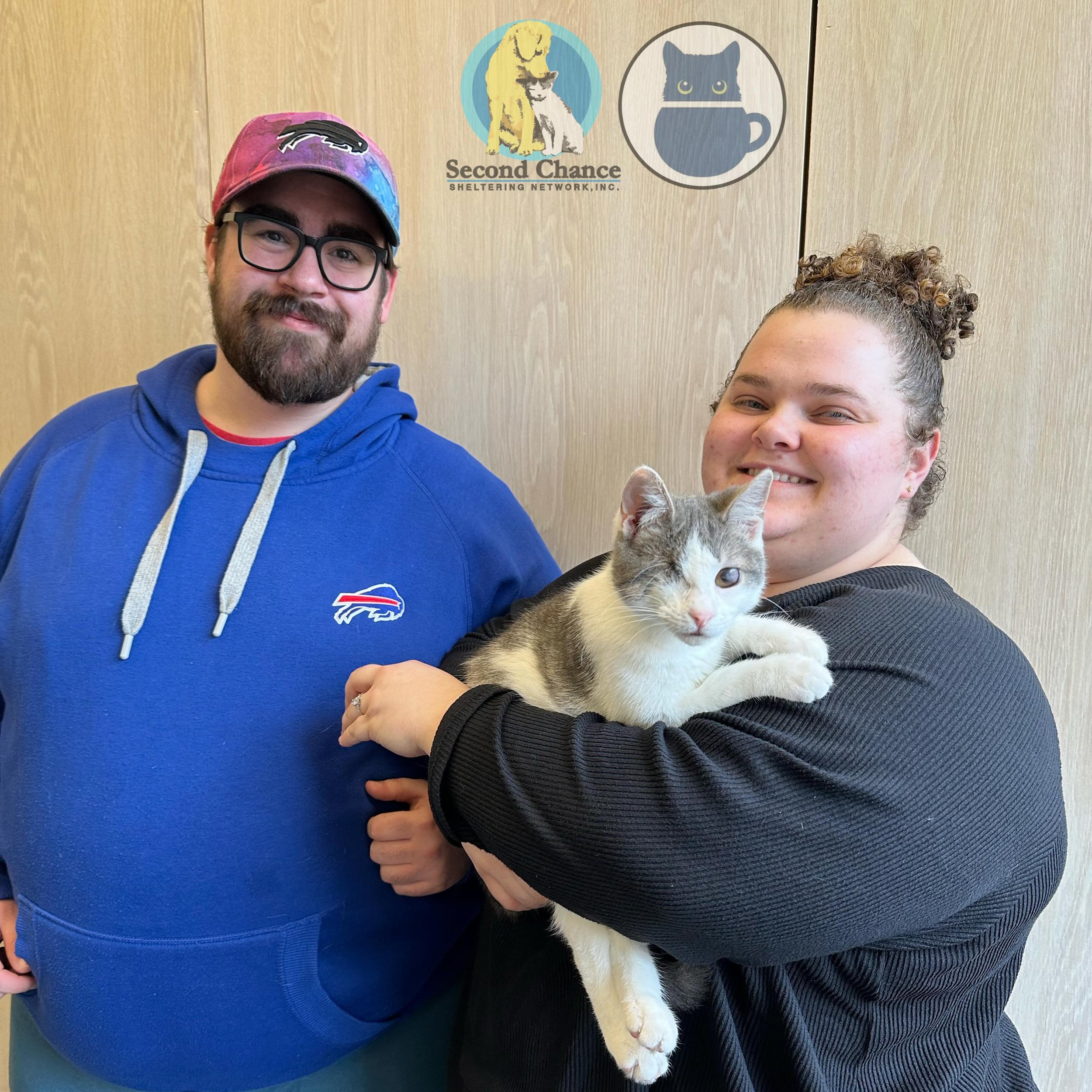 Well it didn&rsquo;t take long for Jill to find her new people! She will join McFly, who was adopted from the cafe about a year ago and who needs an active playmate. We&rsquo;re pretty sure our girl will be spoiled sweet! Thank you to Lisa and Tyler 