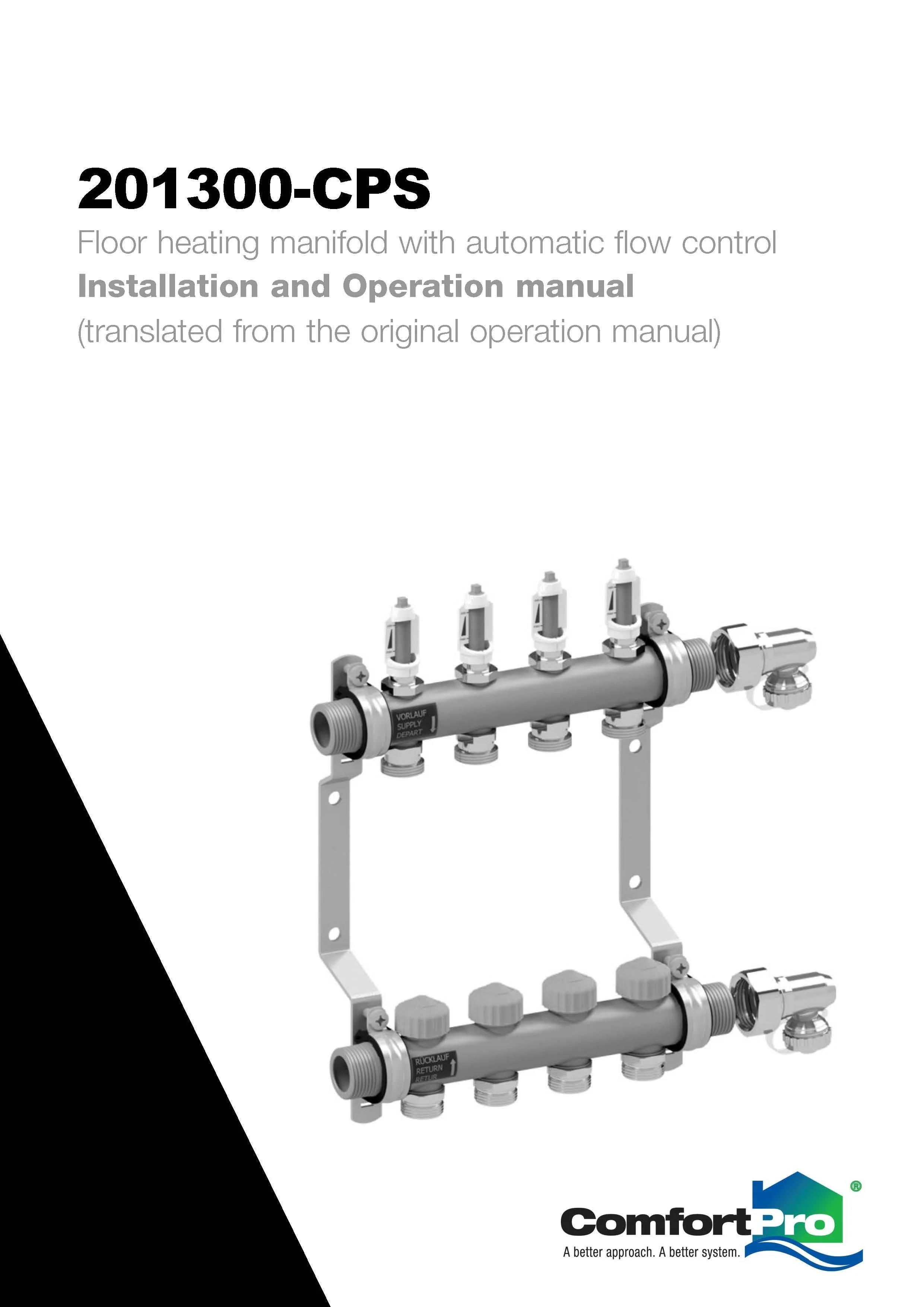 ProMix Manifold Installation Manual 