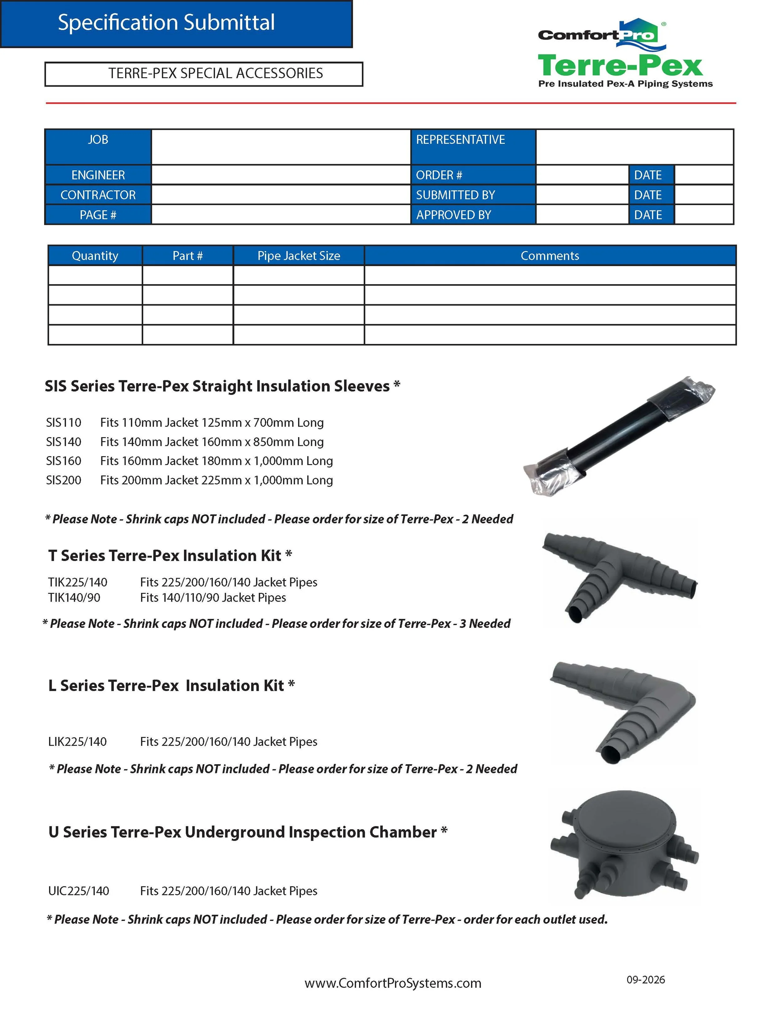 Terre-Pex Special Accessories 