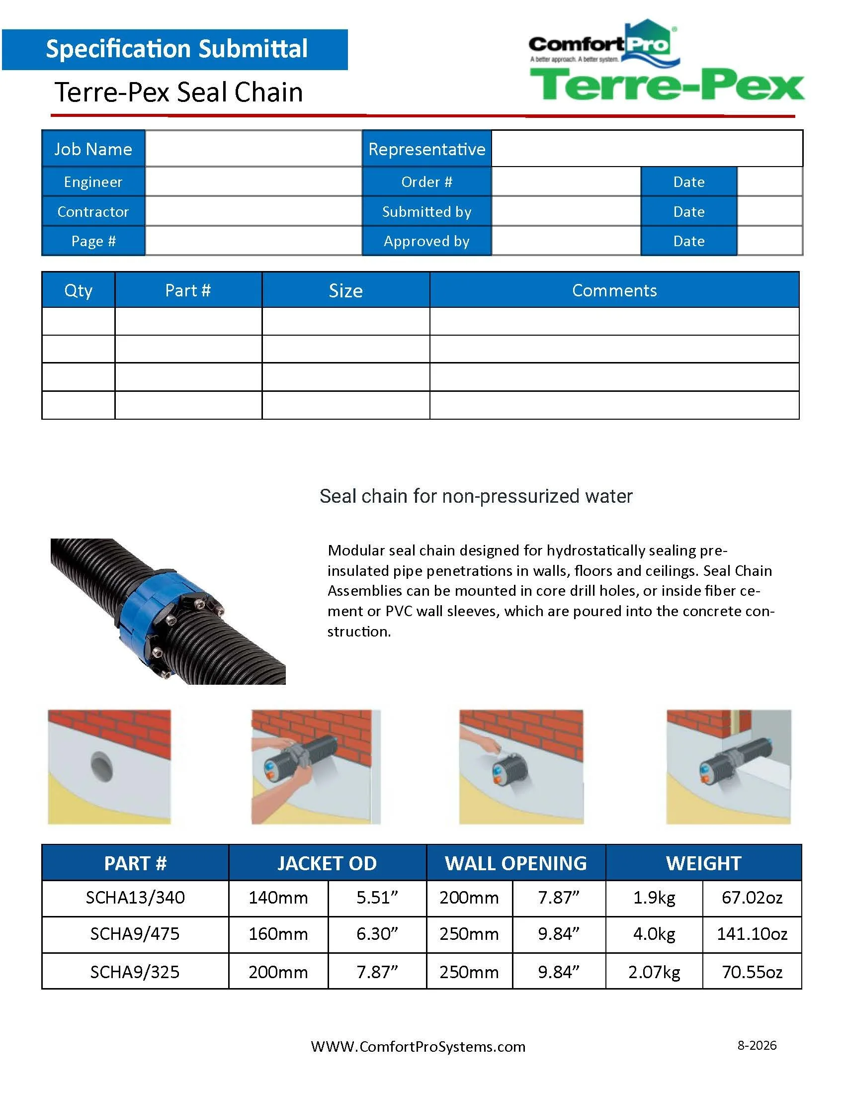 Terre-Pex Seal Chain 