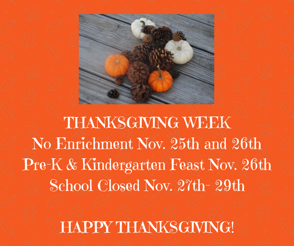 No School Thanksgiving Break — Tower Hill School