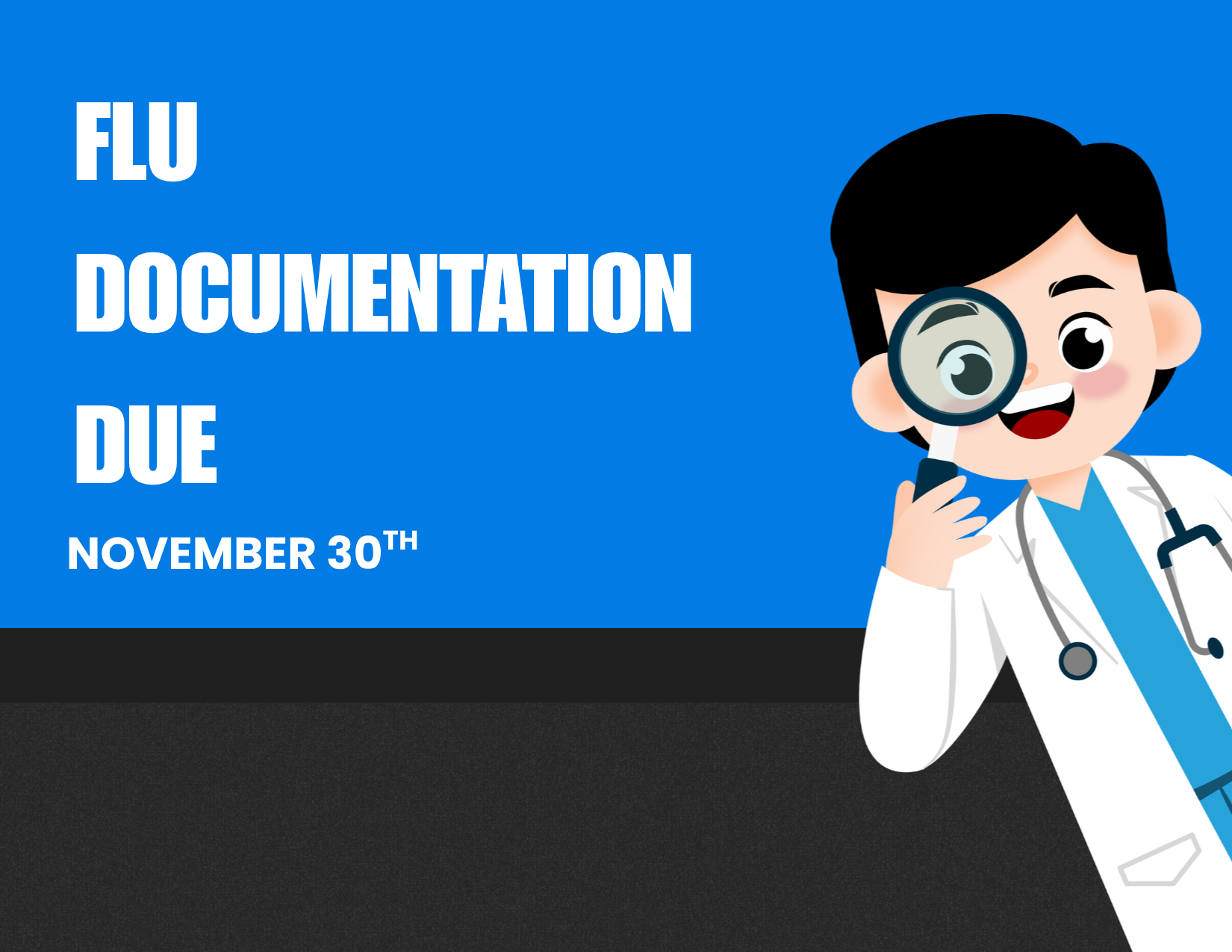 Flu Documentation Due