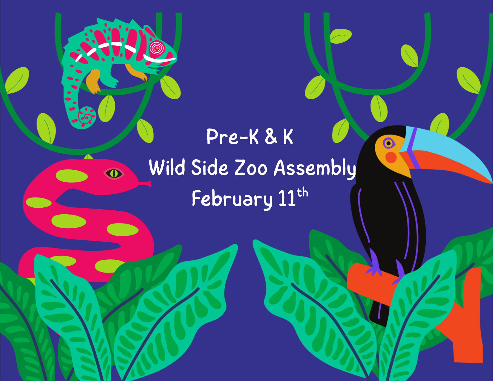 Pre-K & Kindergarten Wild Side Zoo Assembly